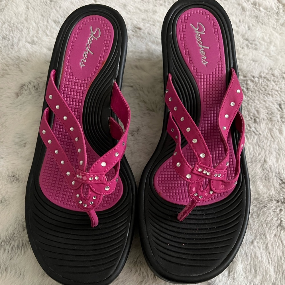 Skeckers sandals, size 9